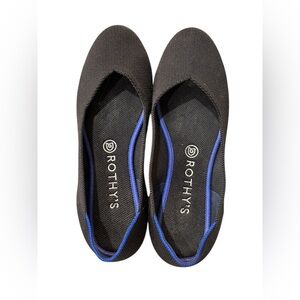 Rothy's Women’s Black and Blue Flats